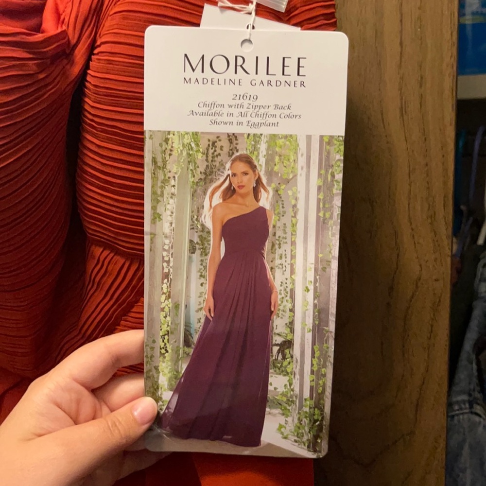 NWT MoriLee Bridesmaids dress size 18 in cinnamon.
